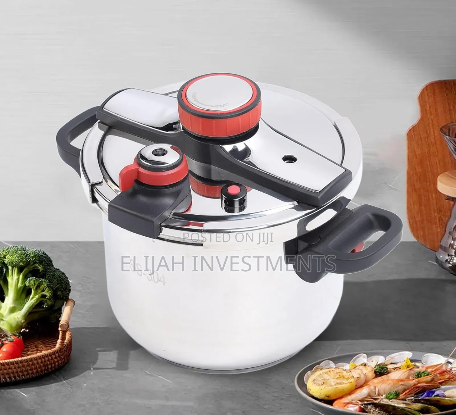 Deniphi 8l Stainless Steel Pressure Cooker