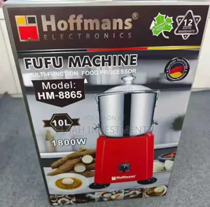 10litres Hoffmans Fufu Machine (Model: Hm-8865)