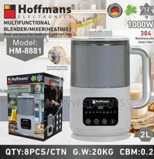 Hoffmans Hm-8881 Multifunctional Blender/Mixer (Heating)