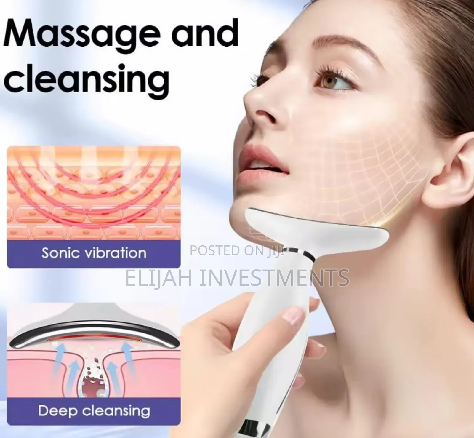 Neck and Face Lifting Skin Massager