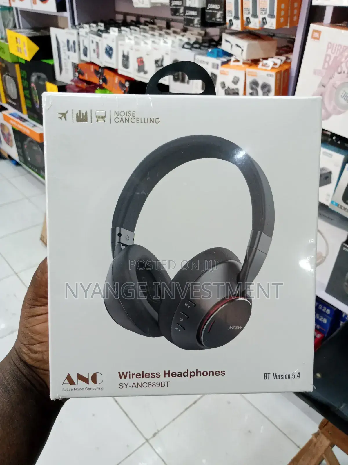 Anc Wireless Headphones. Sy Anc889bt