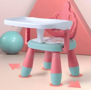 Portable, Low Baby Feeding Chair With a Detachable Tray,