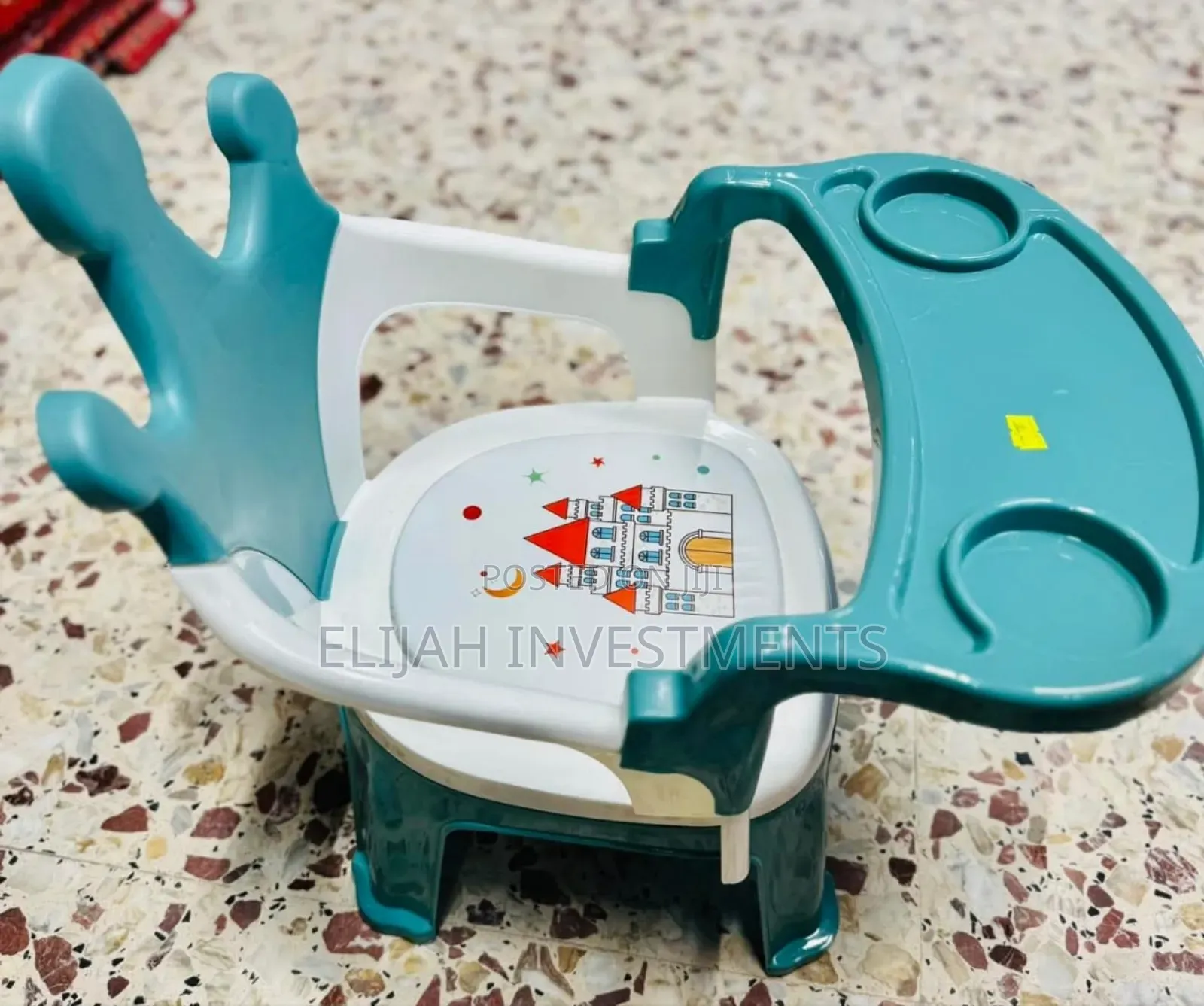 Bunny Design Kids Chair With Detachable Table Tray