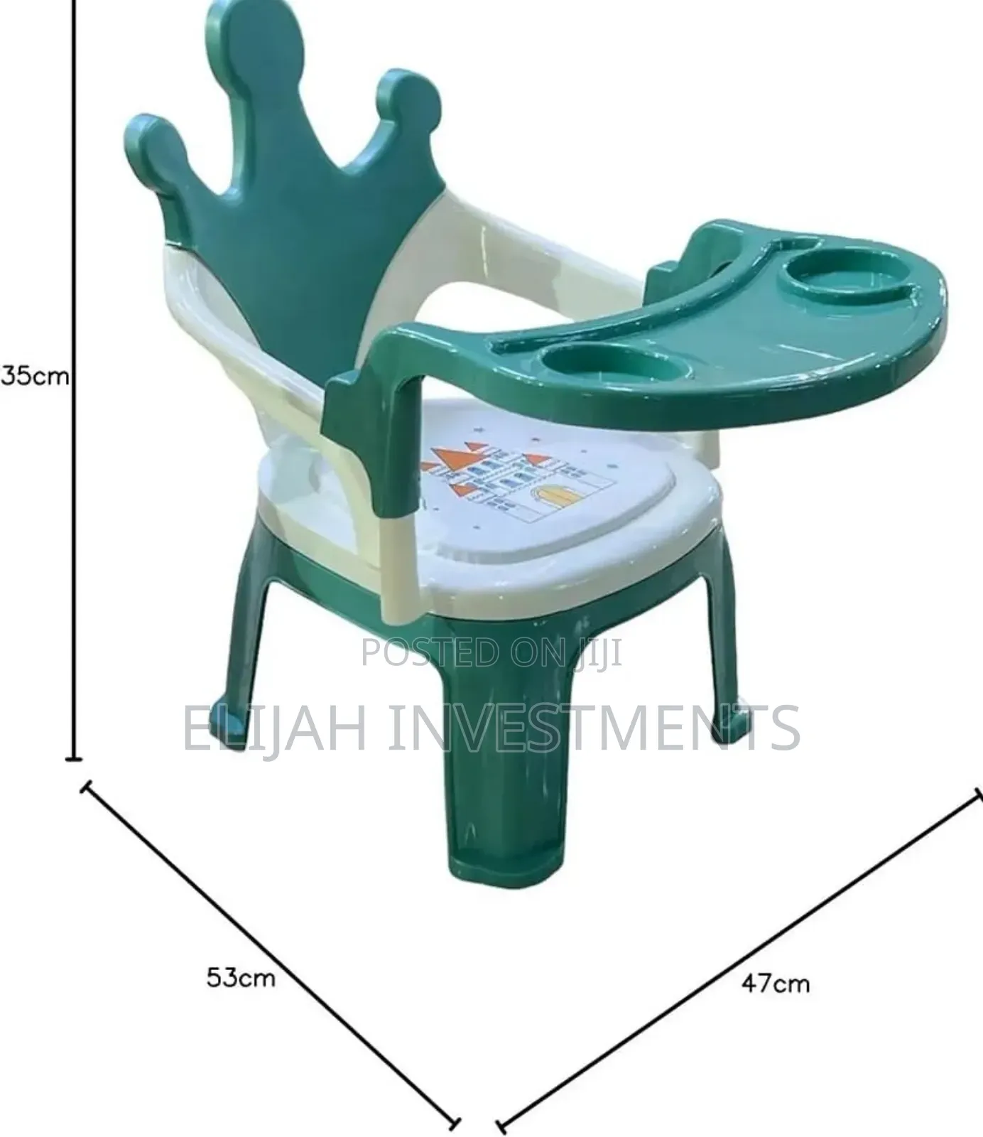 Bunny Design Kids Chair With Detachable Table Tray