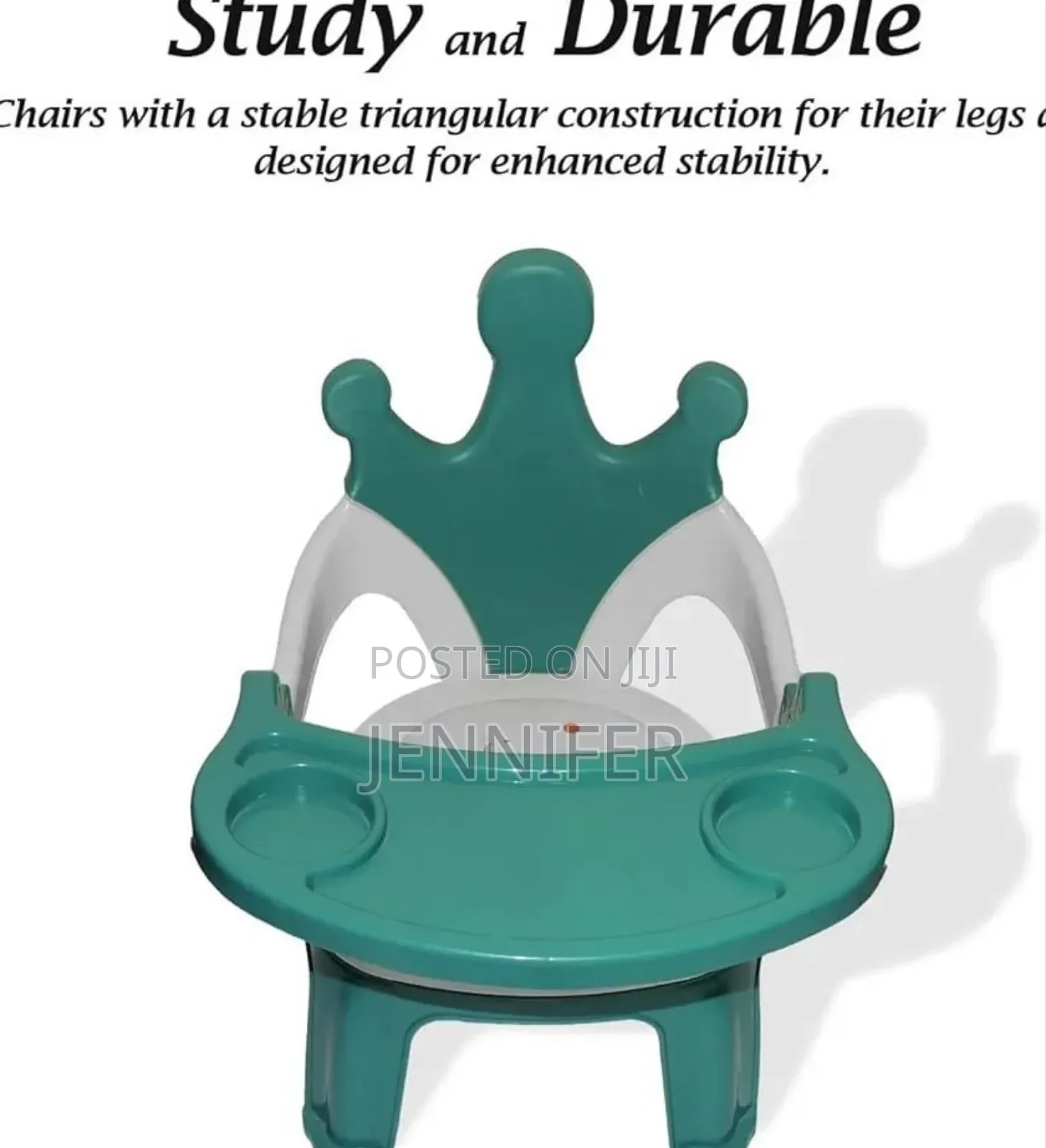 Bunny Design Kids Chair With Detachable Table Tray