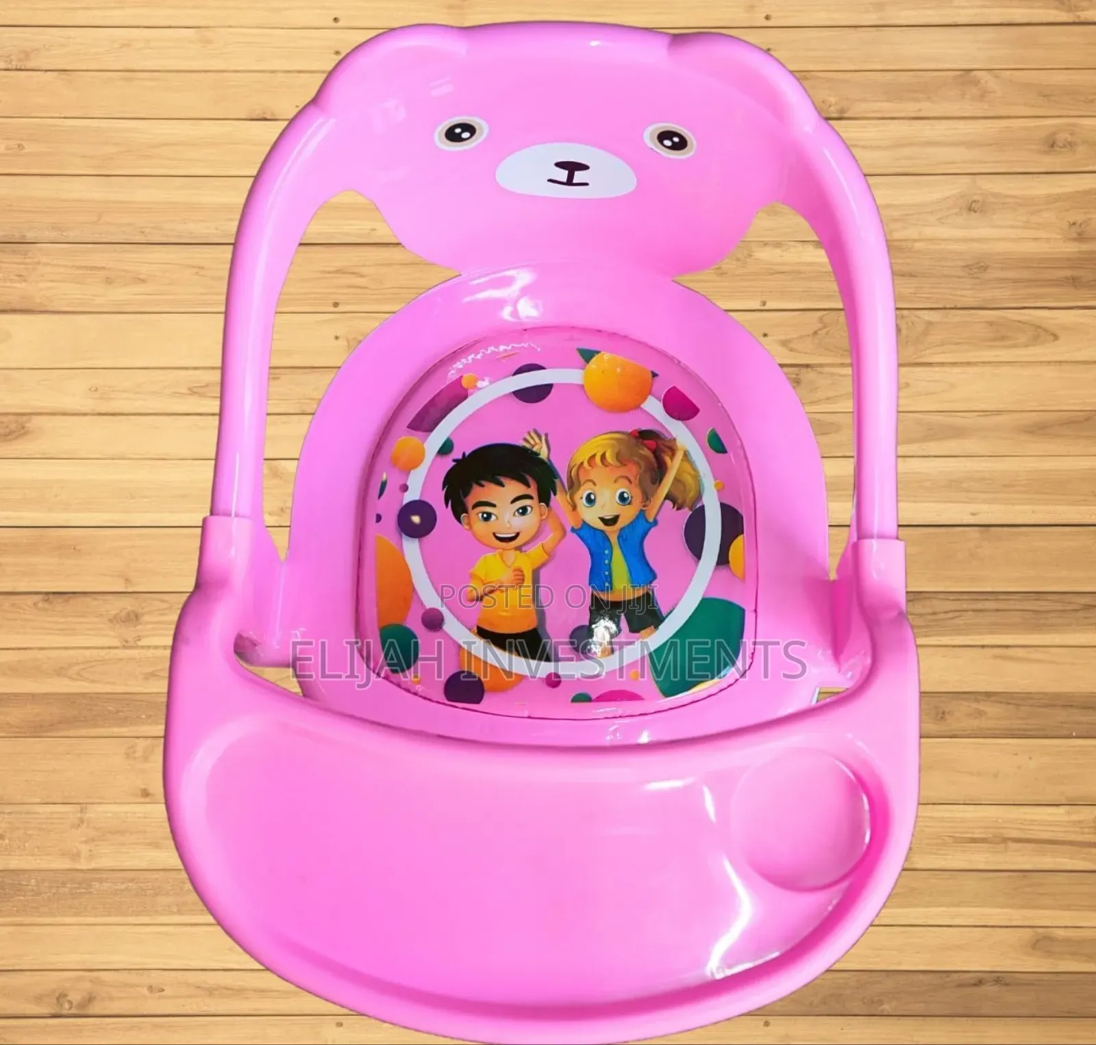 Plastic Chu-Chu Musical Chair for Baby With Tray
