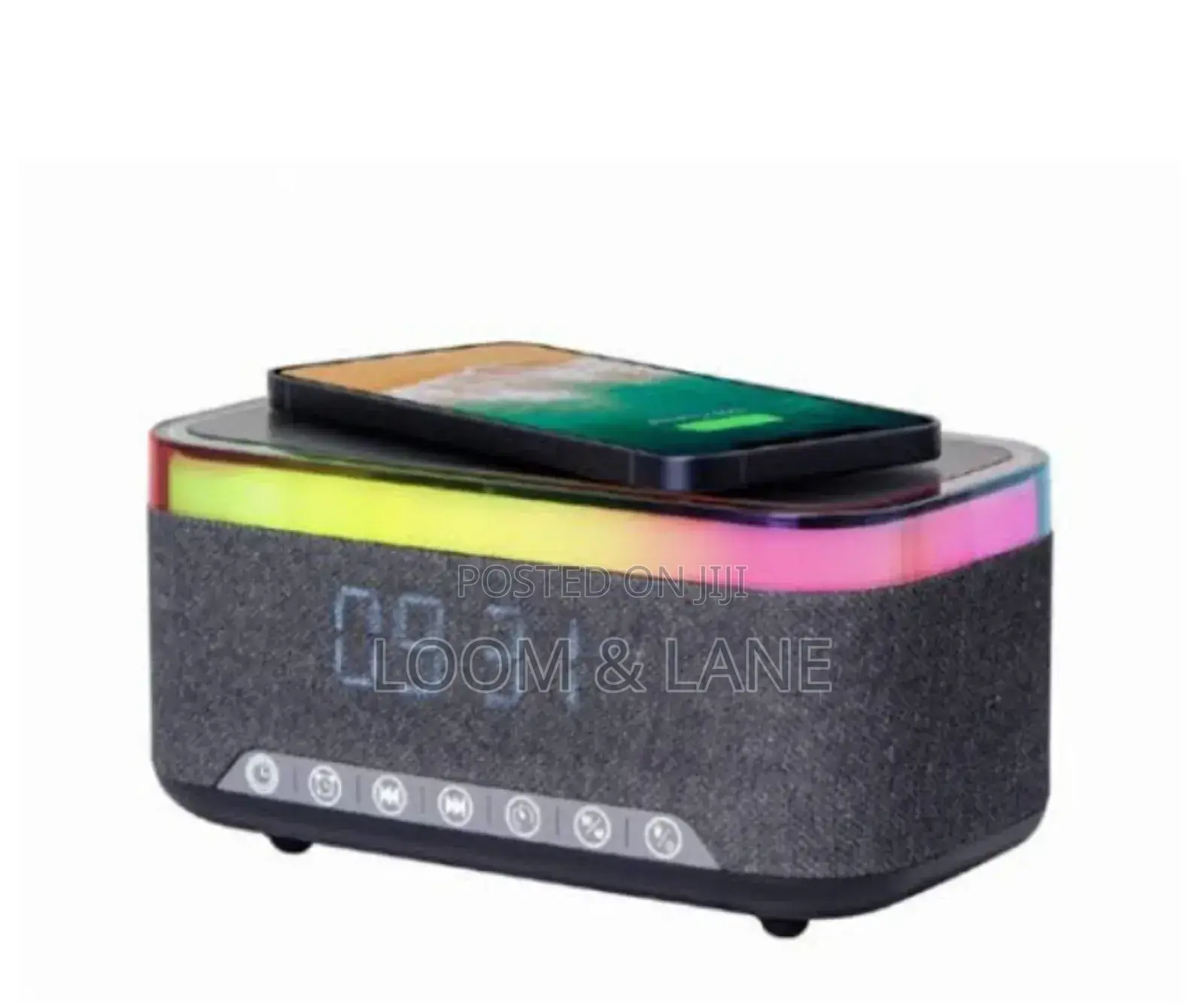 Multifunction Bluetooth Speaker Alarm Clock Wireless Charger