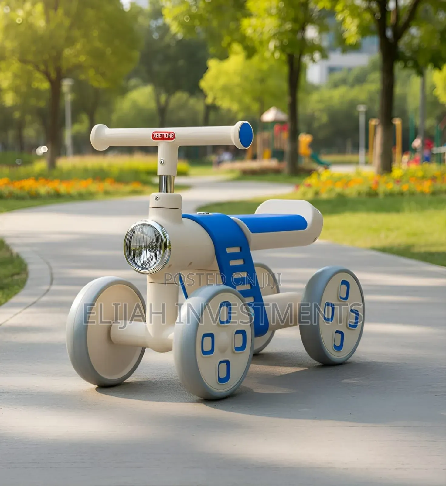 Toddlers' Four-Wheel Balance Bike