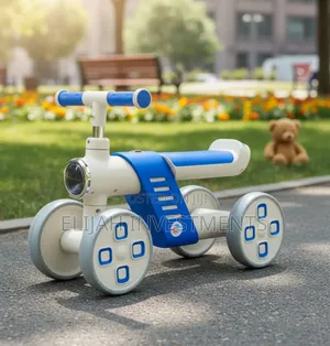 Toddlers' Four-Wheel Balance Bike