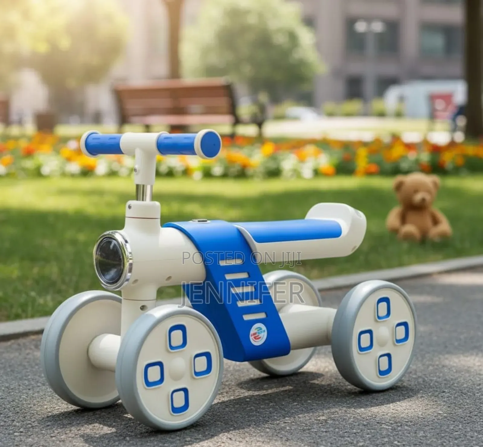 Toddlers' Four-Wheel Balance Bike