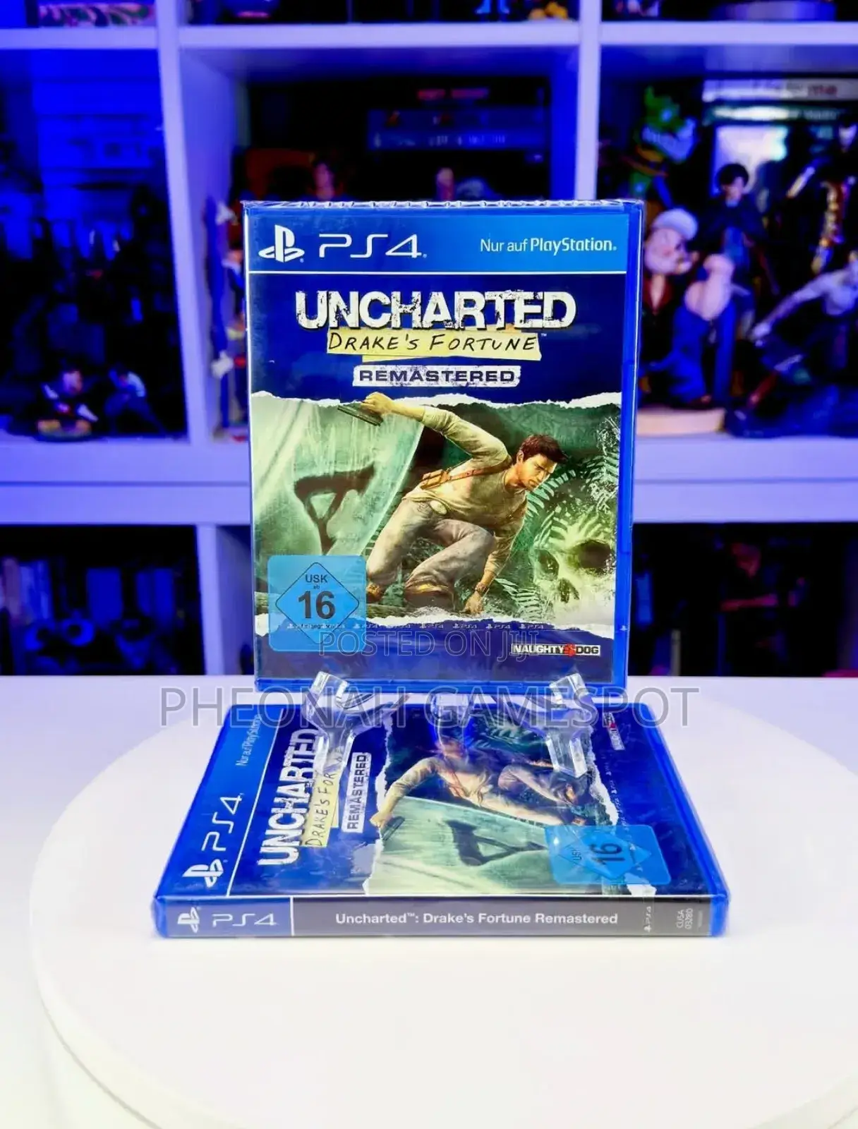 Uncharted Drake's Fortune Remastered Game Cd for Ps4