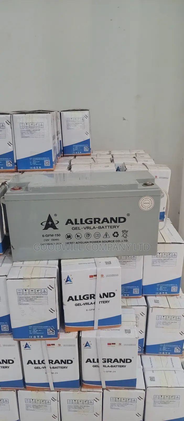 150ah Heavy Duty Pure Gel Battery Allgrand