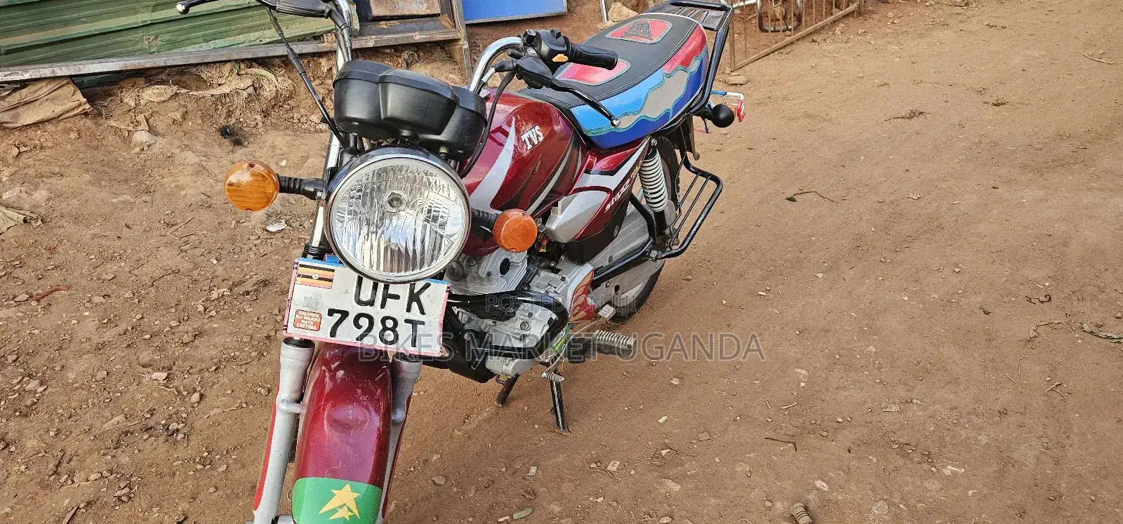 TVS HLX 125 2022 Red