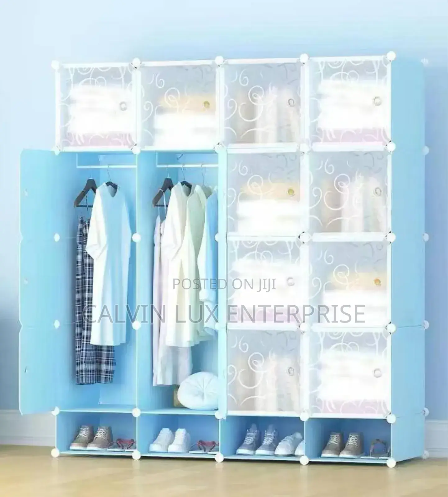 Plastic Wardrobe 4 Column