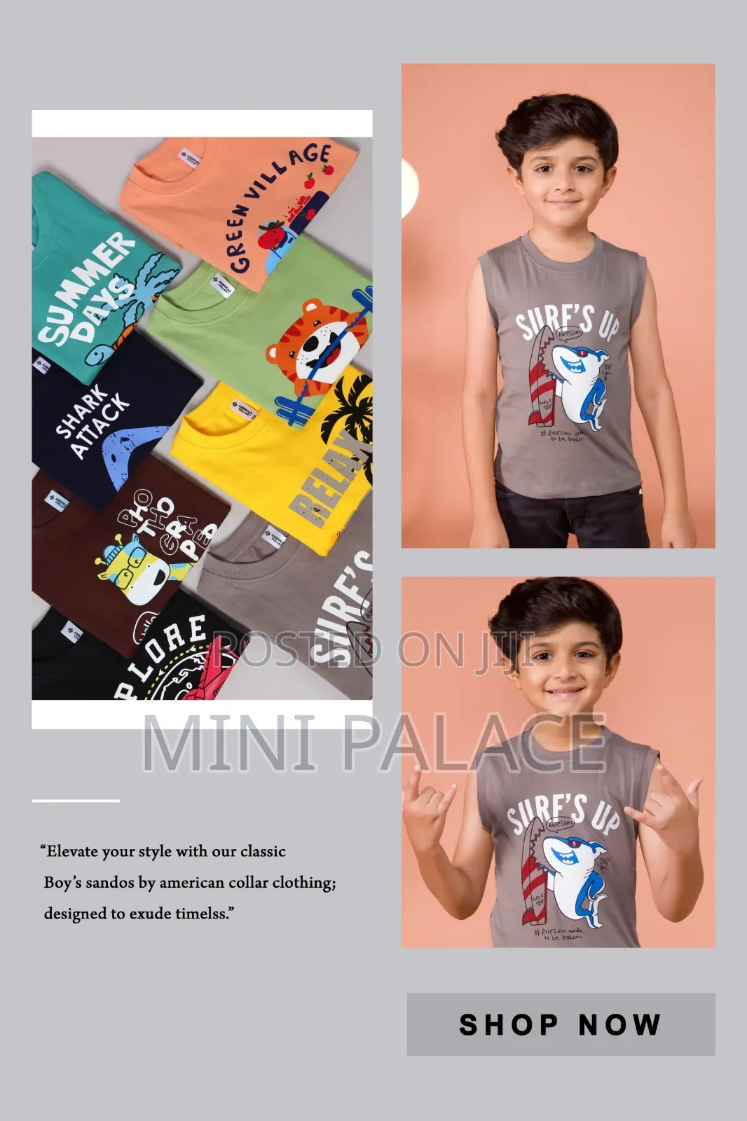 Kids Vests(1-8yrs)
