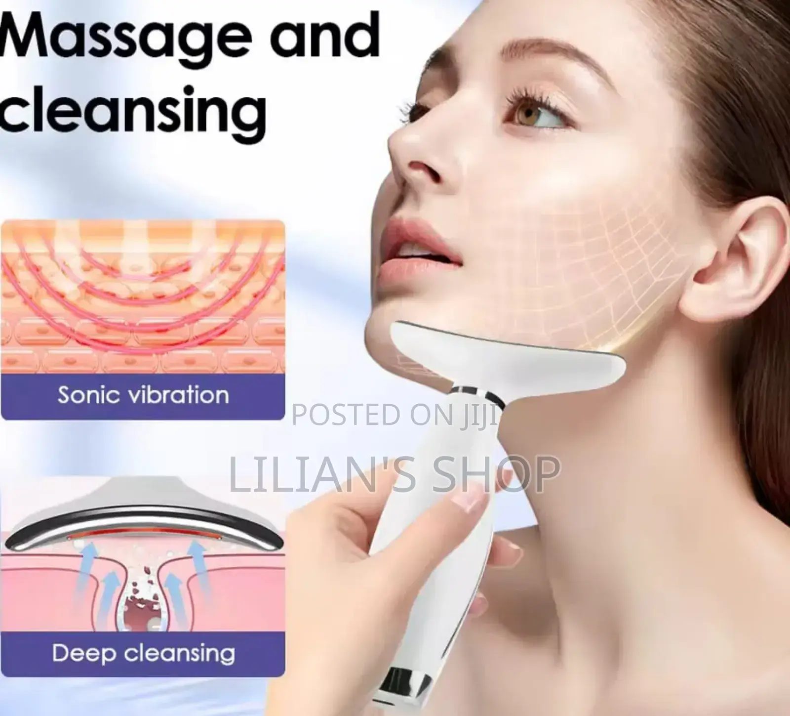Neck and Face Lifting Skin Massager