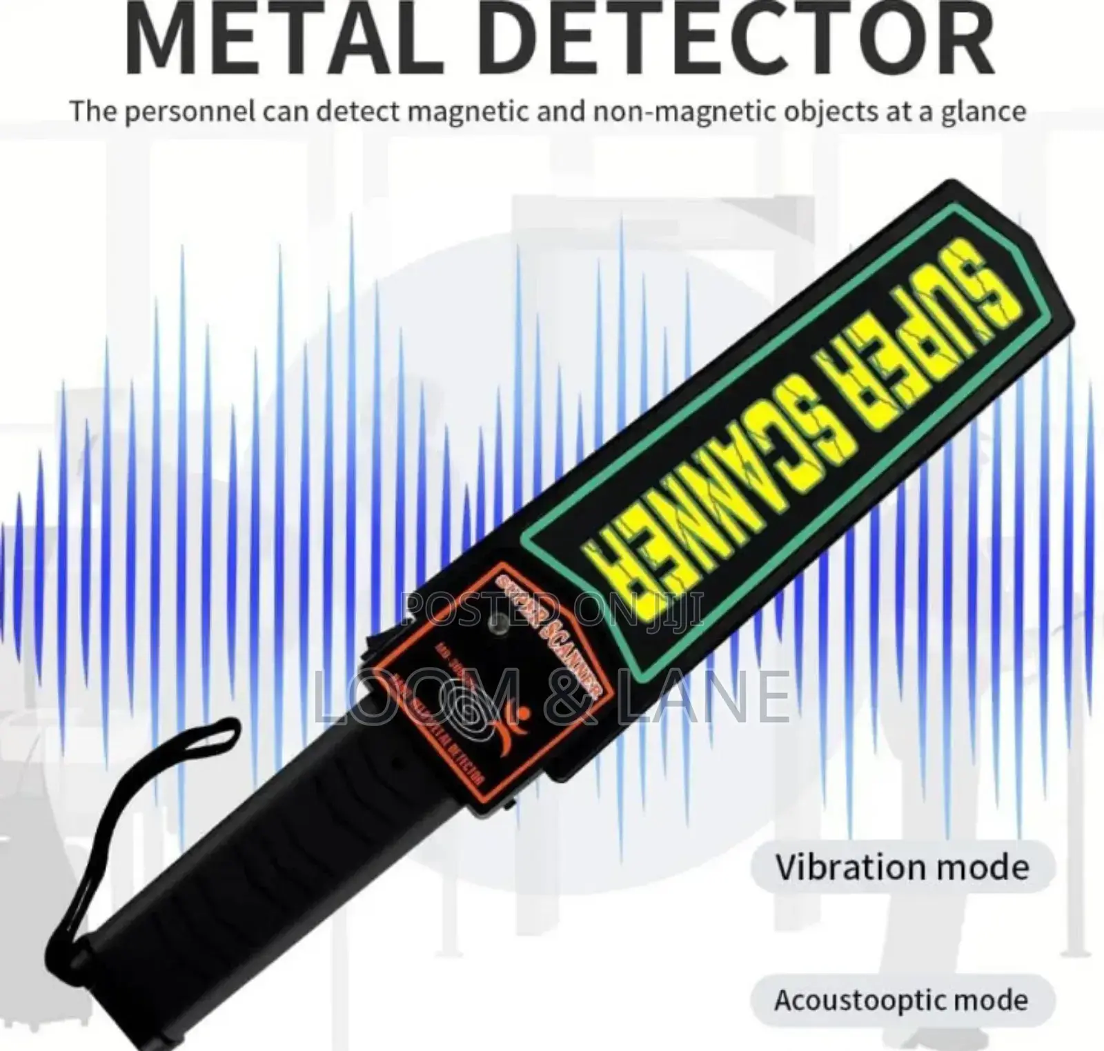 Portable Hand Held Metal Detector Body Scanner/Wand