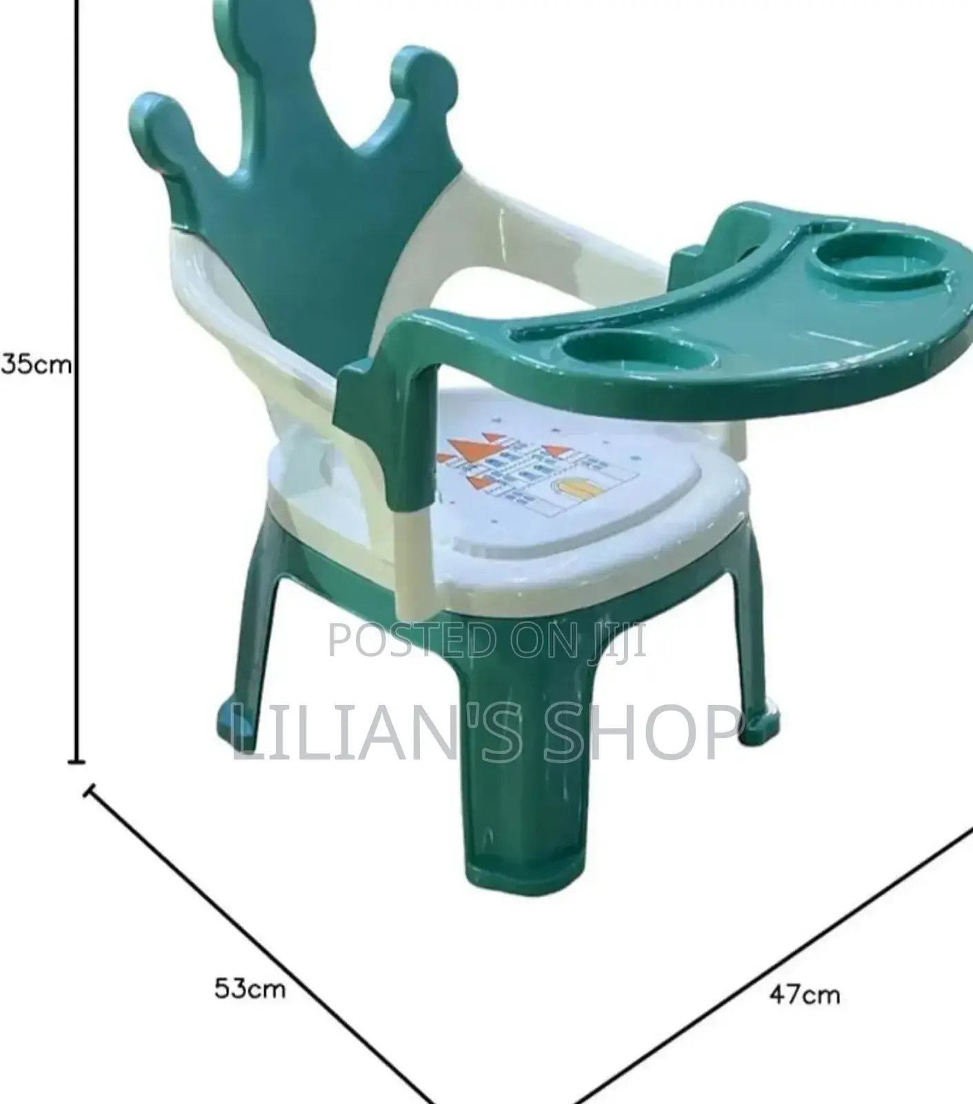 Bunny Design Kids Chair With Detachable Table Tray