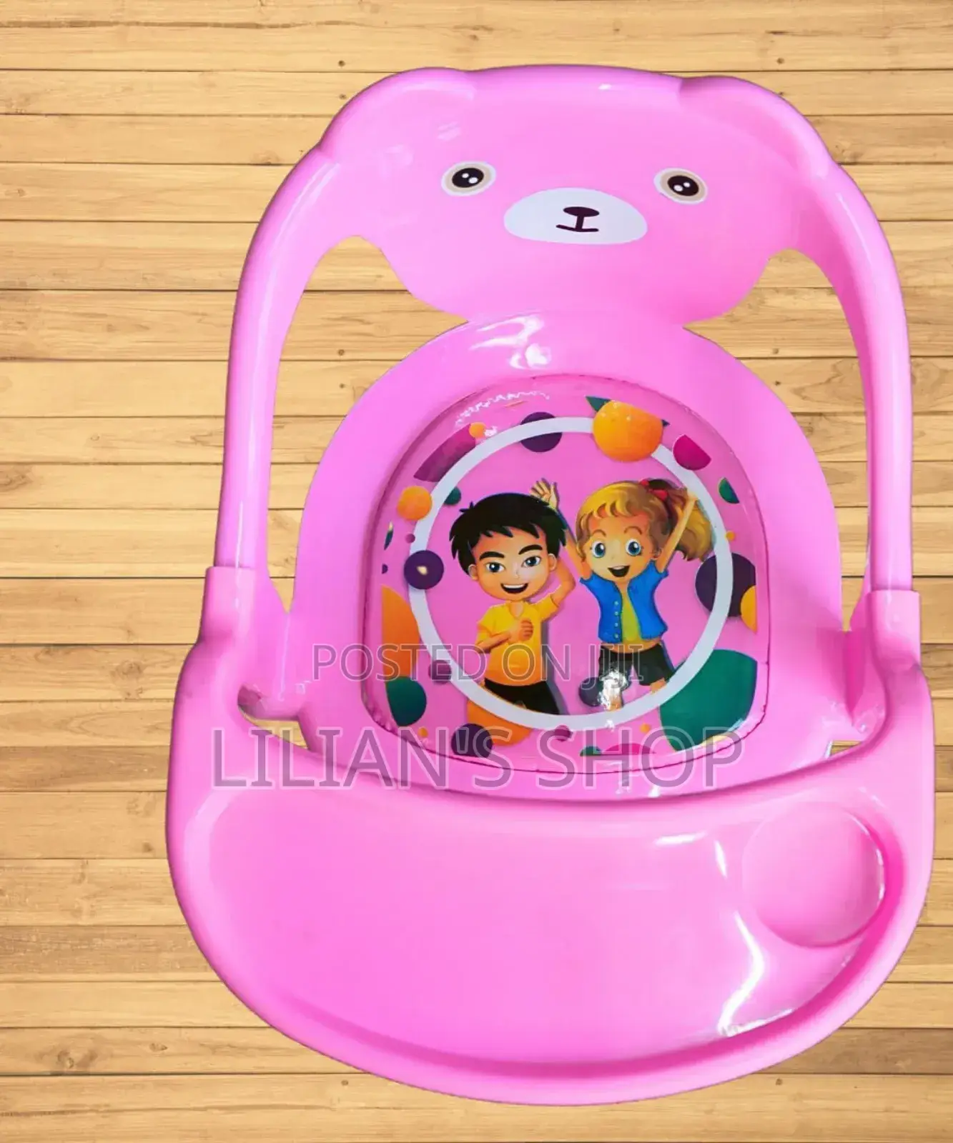 Plastic Chu-chu Musical Chair For Baby With Tray