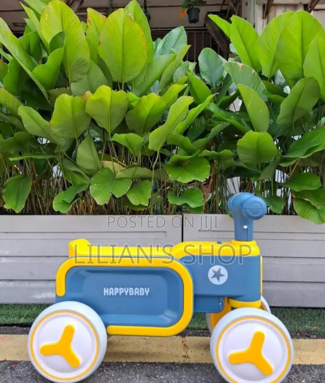 Happybaby 4-Wheel Baby Balance Bike.