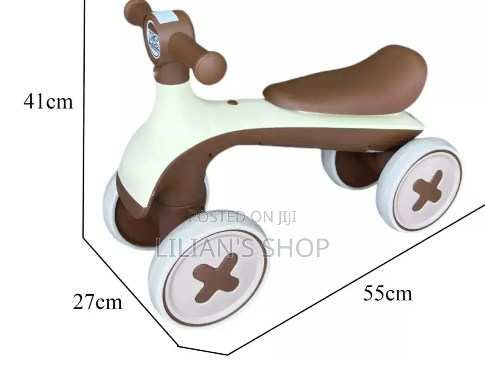 Cutey Four-Wheel Baby Balance Bike
