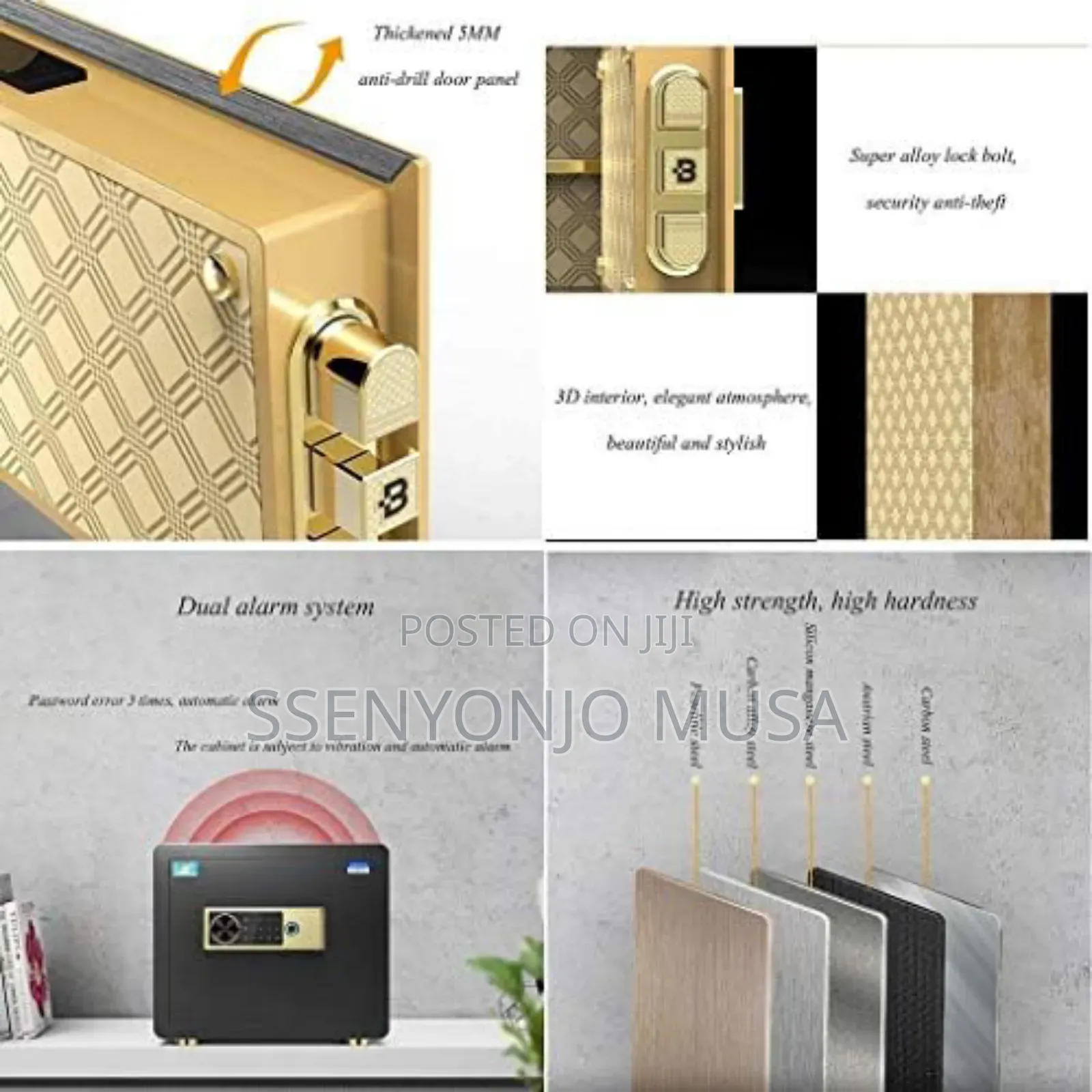 Electronic Fingerprint Fireproof Safe Box – Biometric Home Office.
