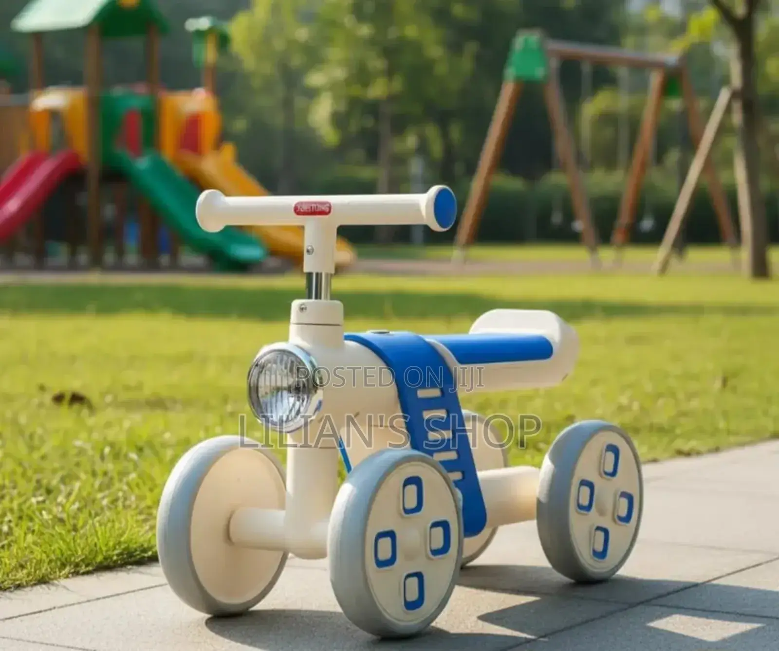 Toddlers' Four-Wheel Balance Bike