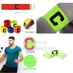 2 PCS Adjustable Elastic Soccer Captain Armband Wear-Resistant