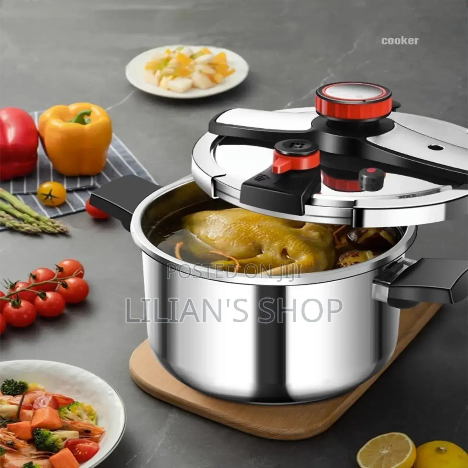 Deniphi Dst26-12l Stainless Steel Pressure Cooker.