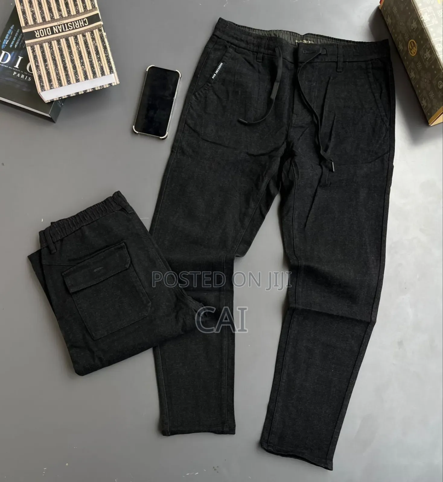 Black Sweater Pants. In All Black