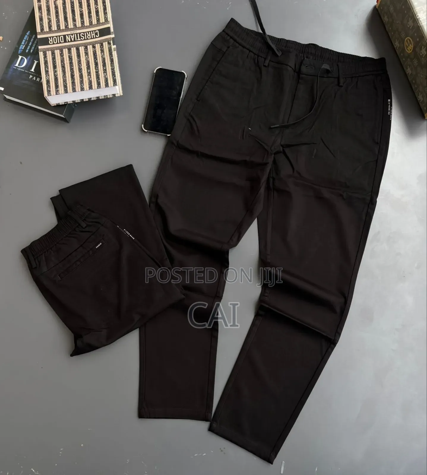Black Sweater Pants. In All Black