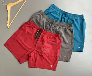 Swim Shorts. Red, Grey, Blue