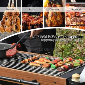 Multifunctional Camping Grill Griddle With Storage Shelf