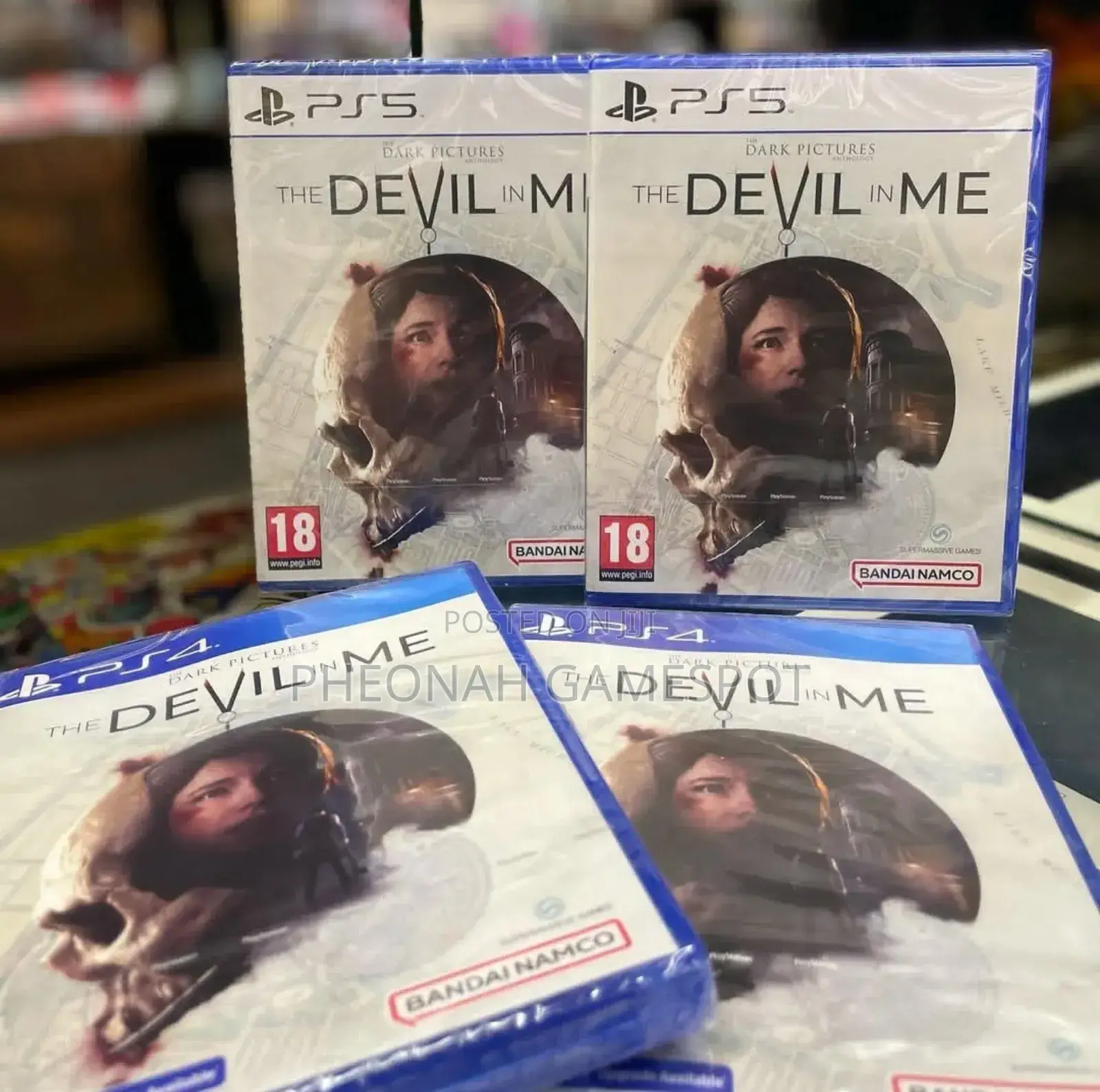 The Devil in Me Video Game Cd for Ps5 and Ps4