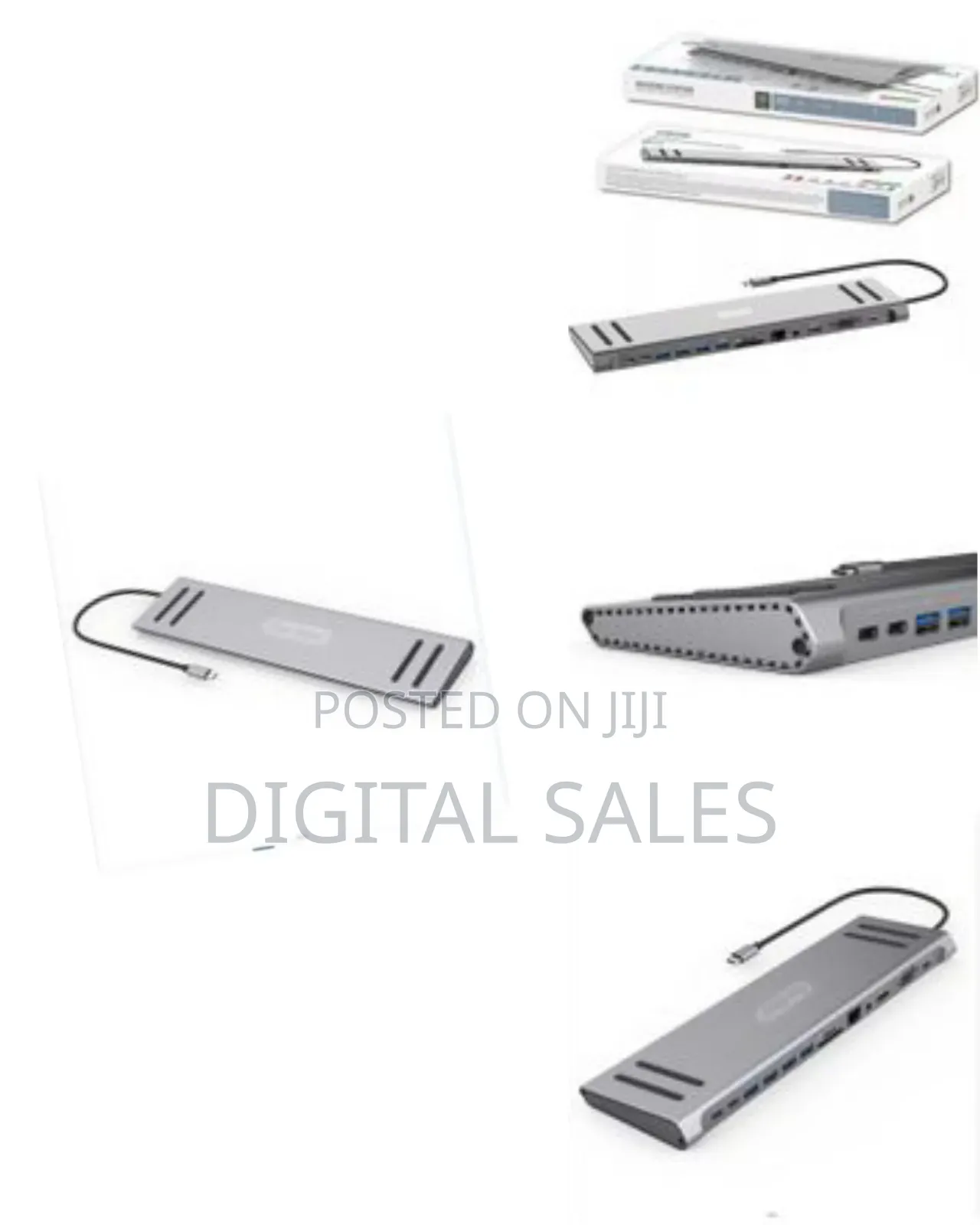 Go-Des 14in1 Usb C Typec Hub Docking Station Dual Hdr, Vga,