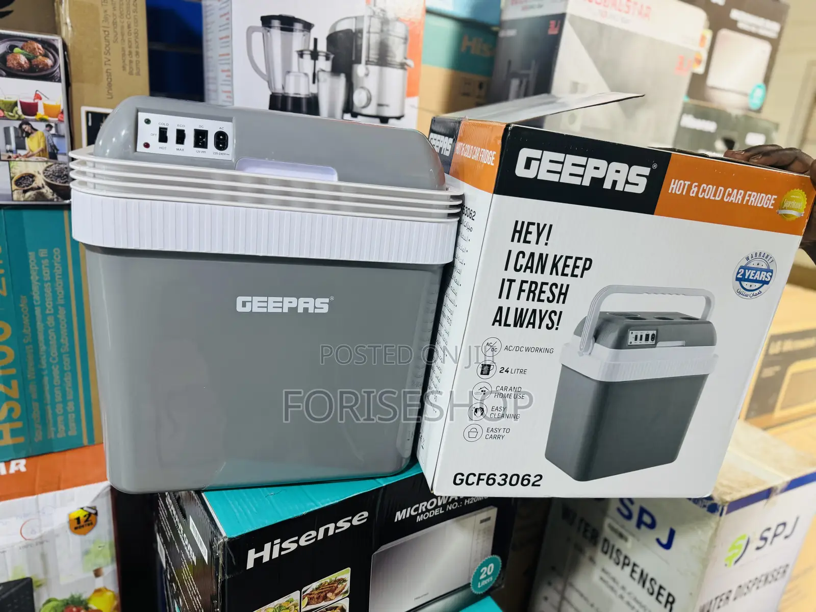 Geepas Car Fridge Hot And Cold
