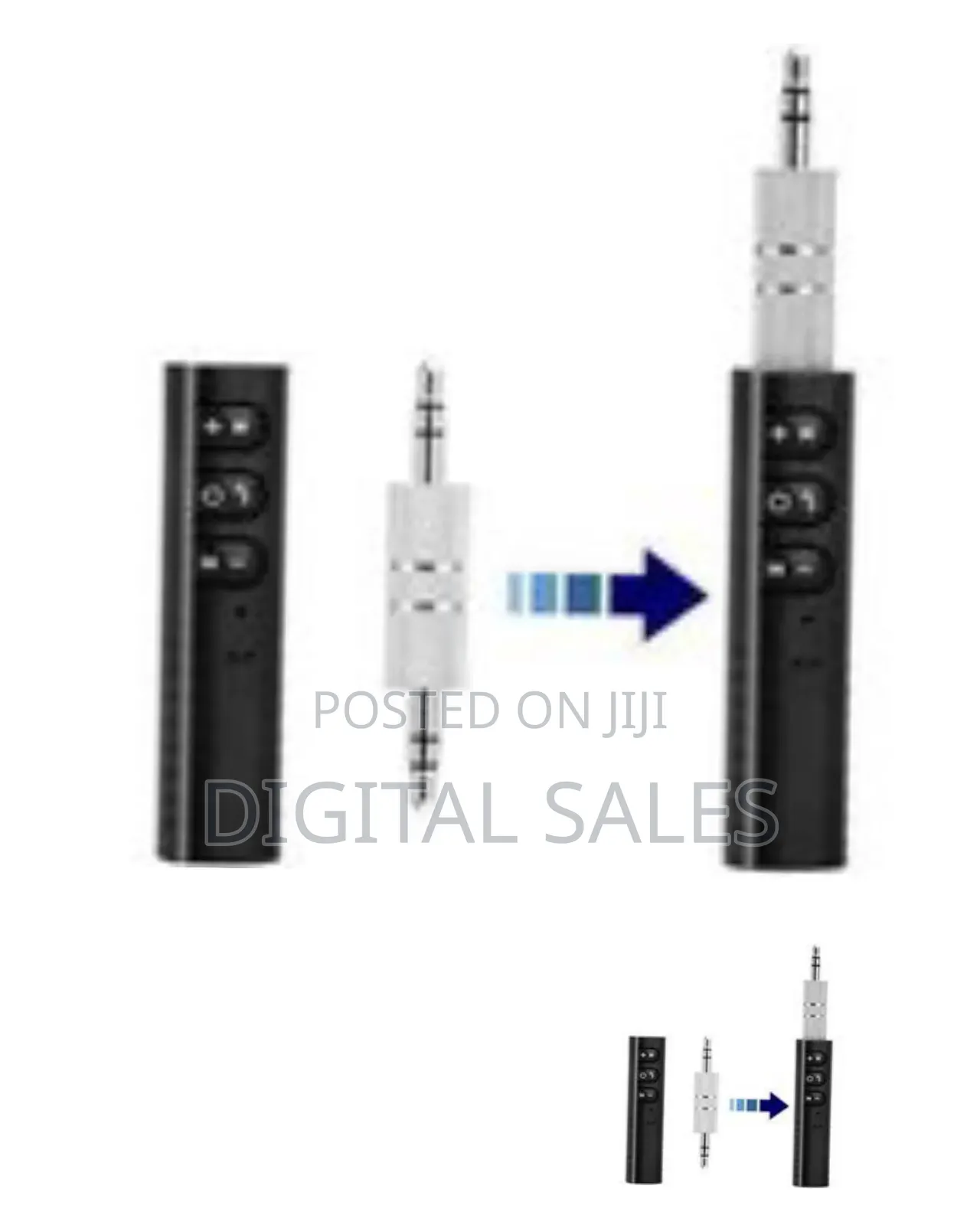 Go-Des Bluetooth Reciever , 3.5mm Car Kit Hands Free Music Audio