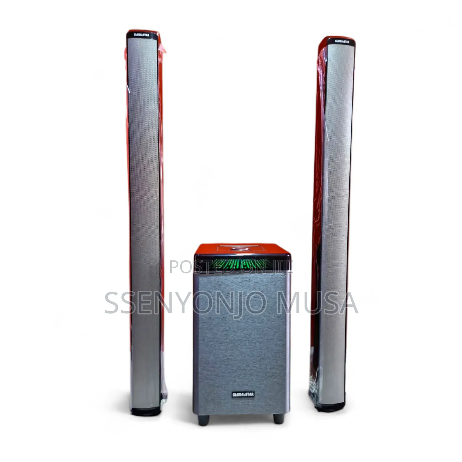 Globalstar Gs-2033 2.1ch Soundbar System | 120w, 2 Tall Boys