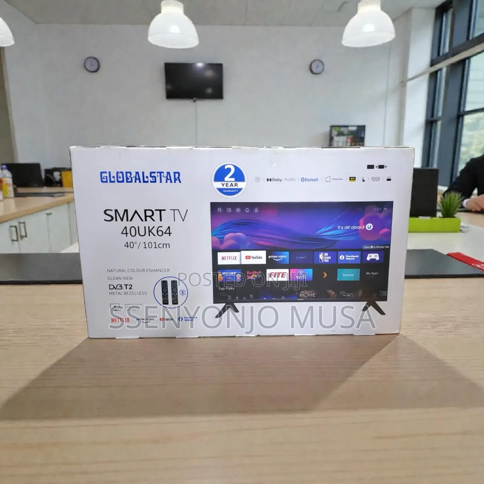 Globalstar 40" Smart Tv 40uk64 - 101cm, ,Bluetooth,Netflix
