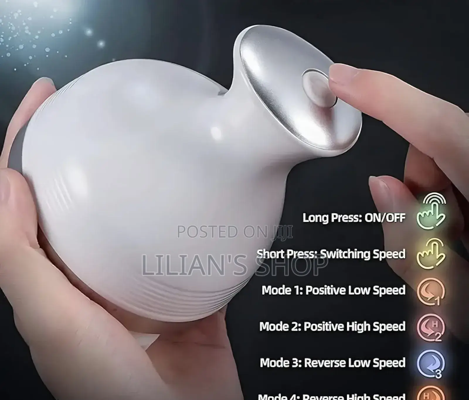 Rechargeable Electric Head and Scalp Massager