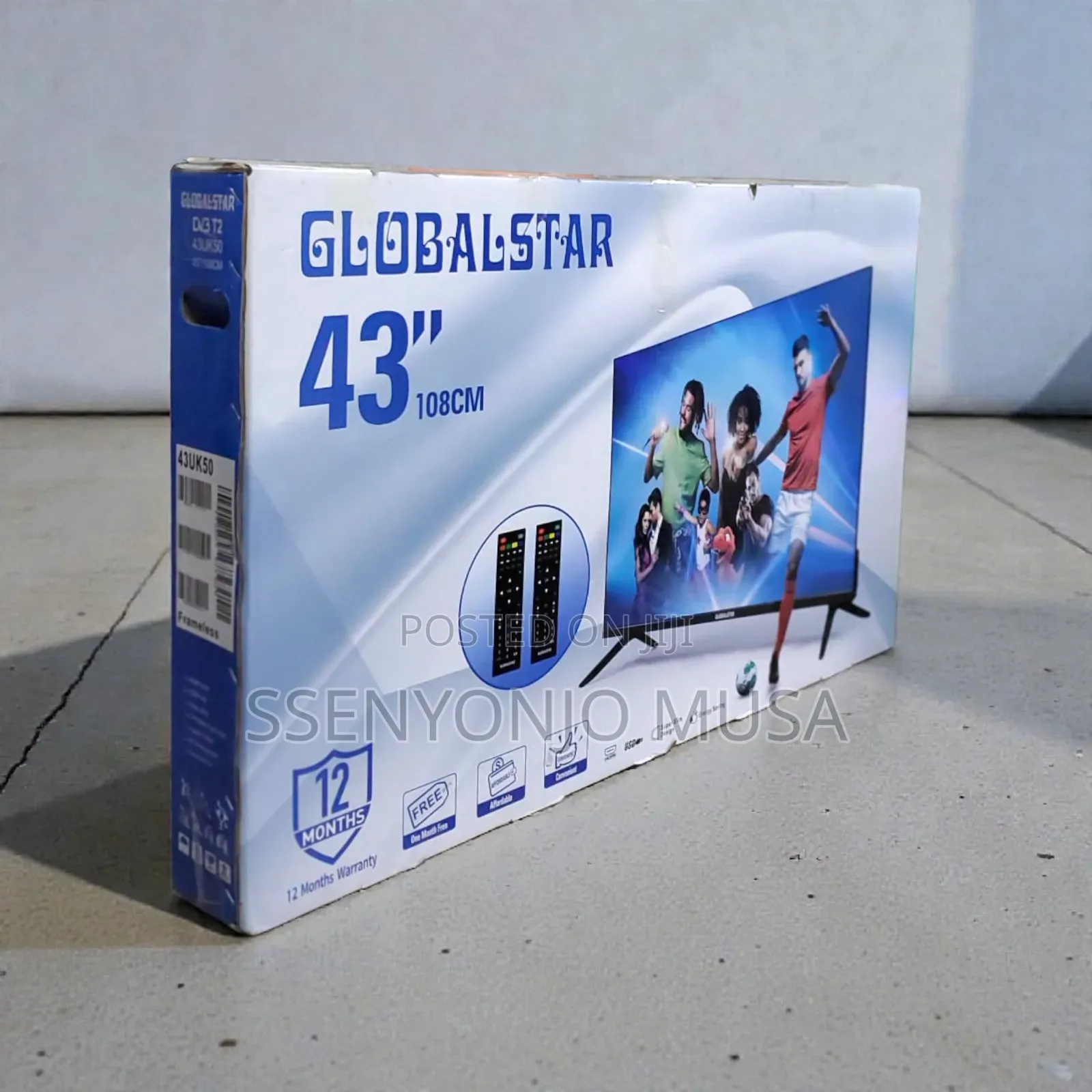 Globalstar 43" Digital Led Tv -12 Months Warranty,Super Slim