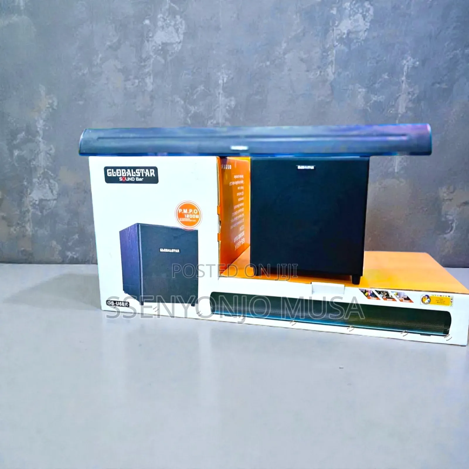 Globalstar Gs-U68k 120w Wireless Soundbar | Sleek, Powerful-