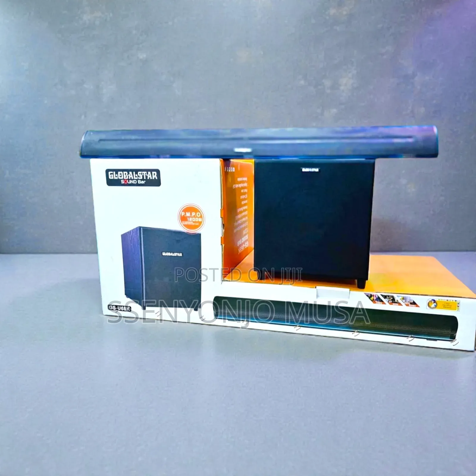 Globalstar Gs-U68k 120w Wireless Soundbar | Sleek, Powerful-