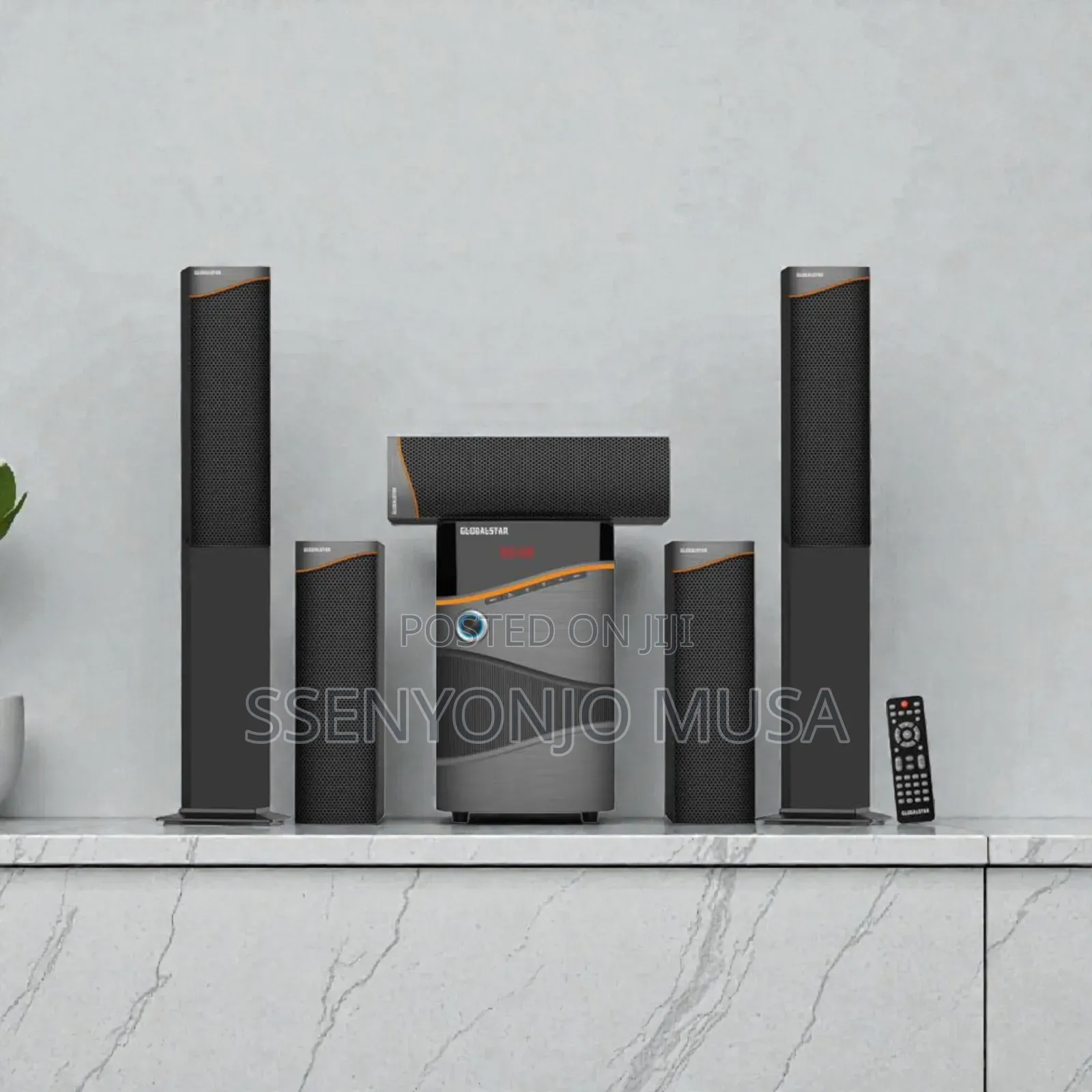 Globalstar Gs-906 5.1 Channel Home Theater Speaker System-