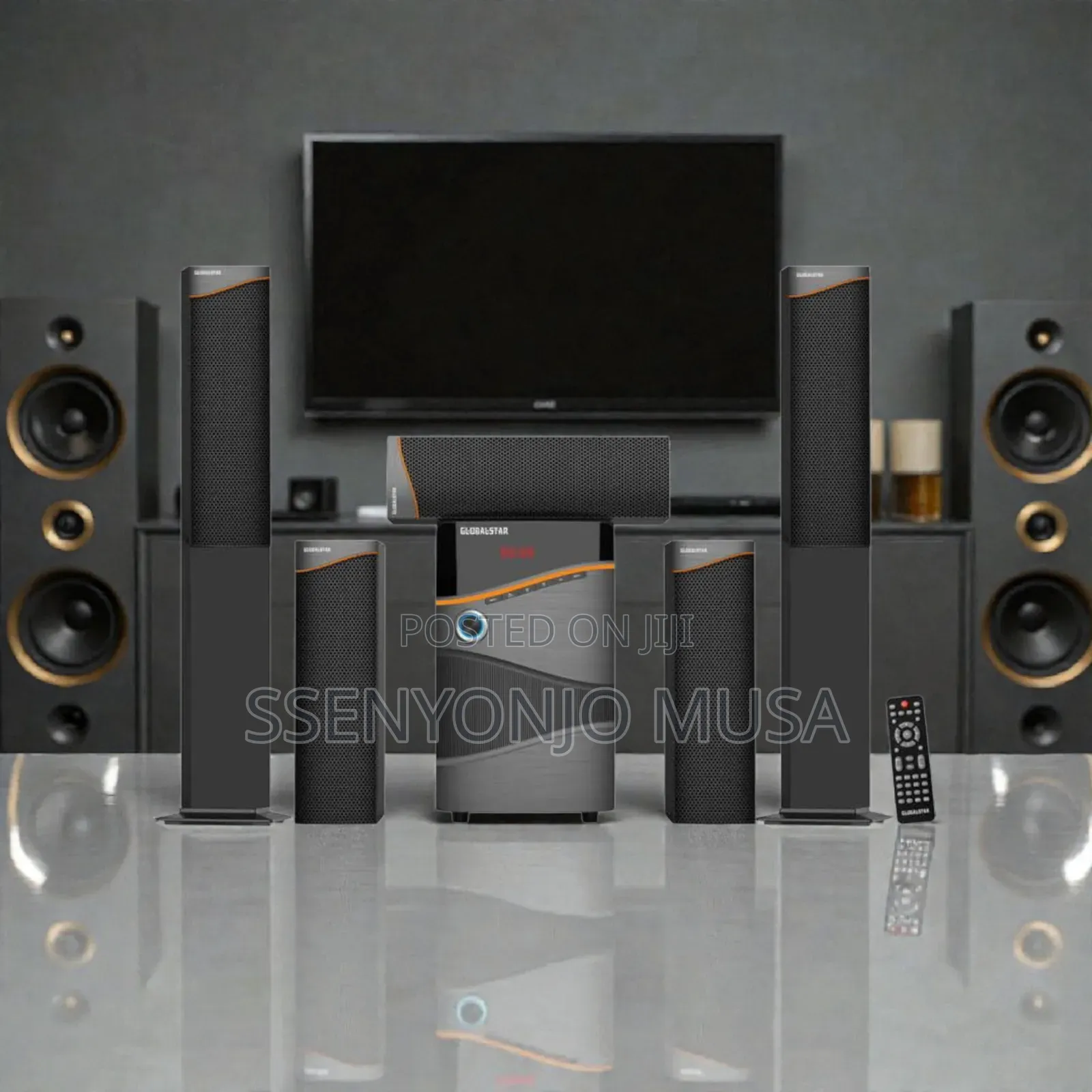 Globalstar Gs-906 5.1 Channel Home Theater Speaker System-