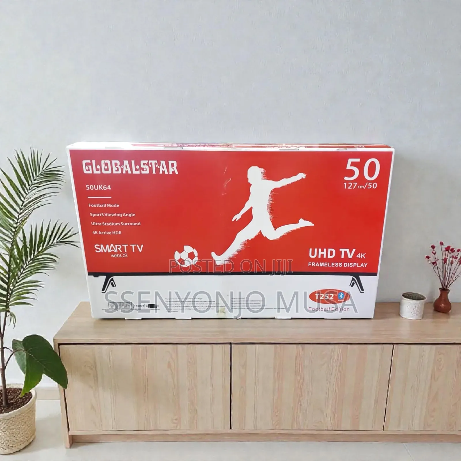Globalstar 50" Uhd Smart Tv | Djack 50uk64, Webos,Active-