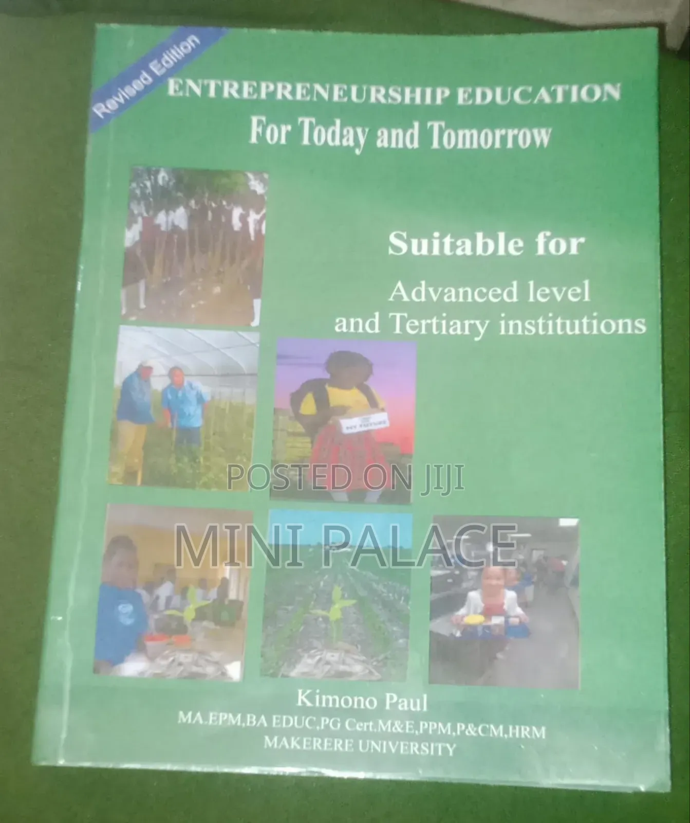 Entrepreneurship Education for Today and Tomorrow