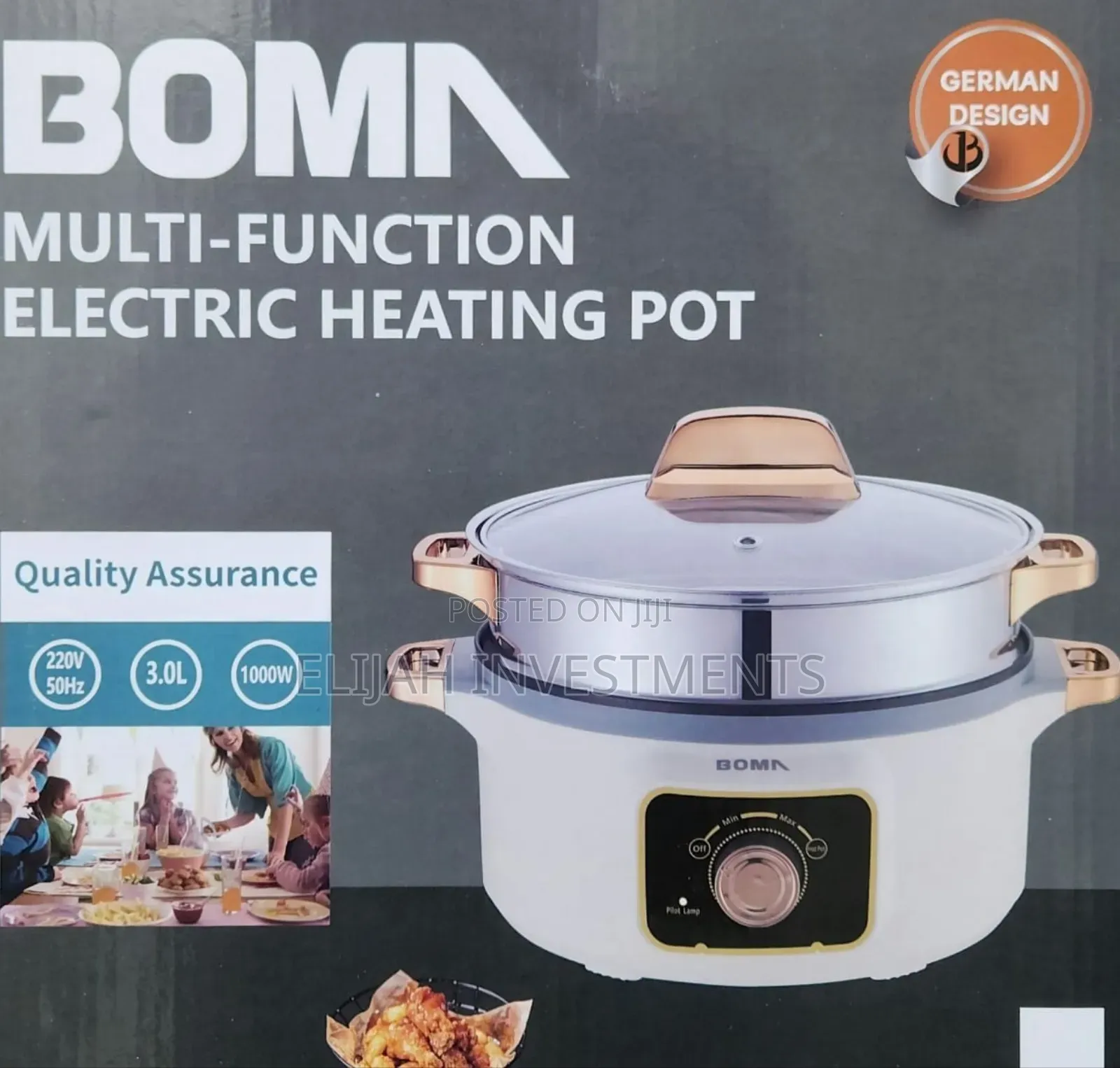 Boma Multifunctional Electric Food Steamer