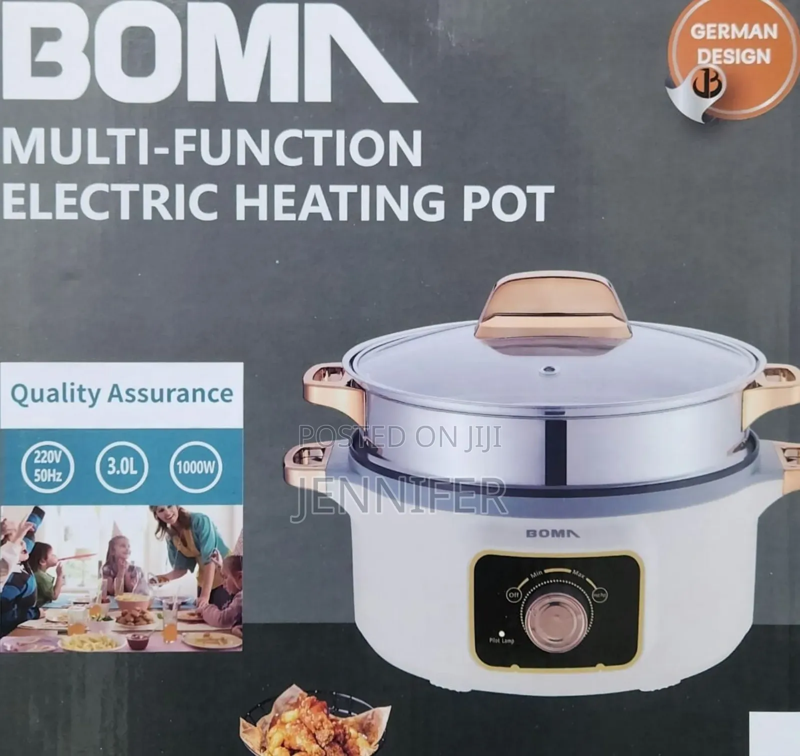 Boma Multifunctional Electric Food Steamer