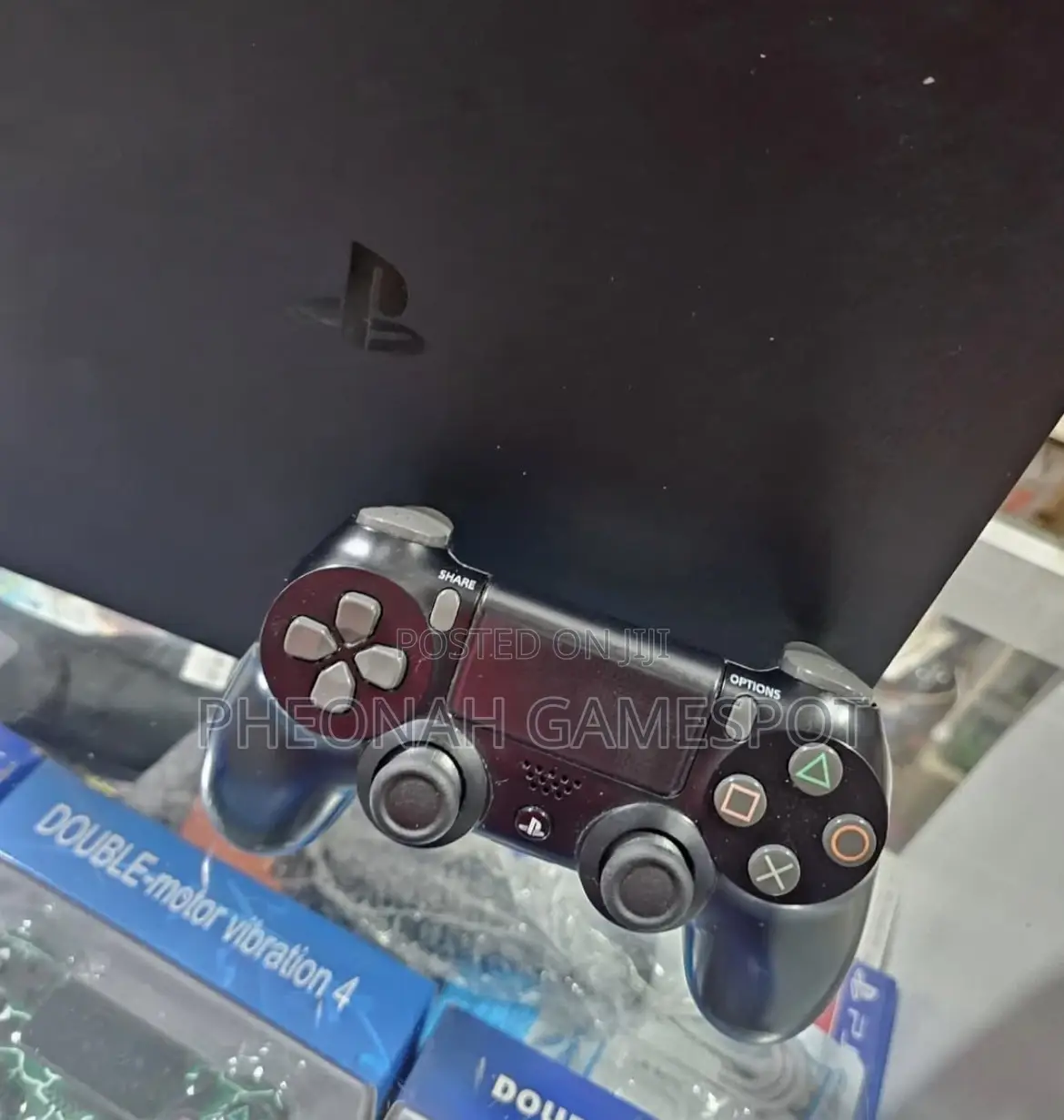 Ps4 Sharp Set, Two Controllers, 18 Games Ready, Clean Bright Flow.